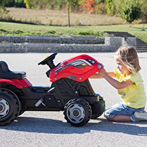 tracteur smoby roulant jeu jeux jouet enfant agriculteur farmer fermier