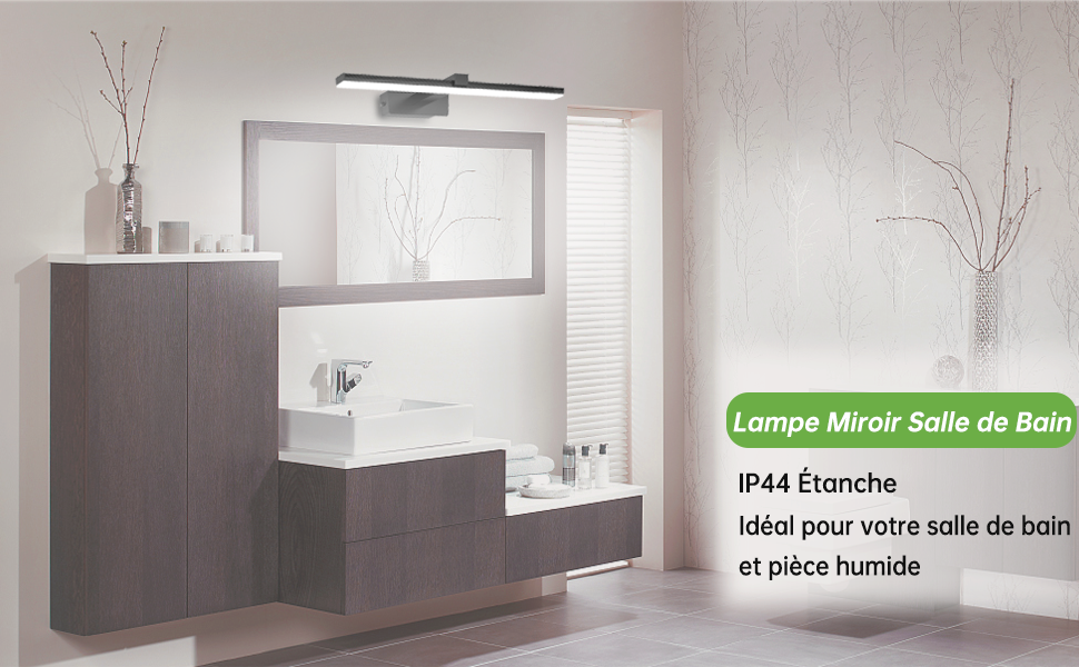 lampe miroir salle de bain