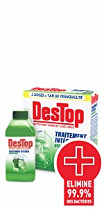 Destop nettoyant lavelinge désinfectant