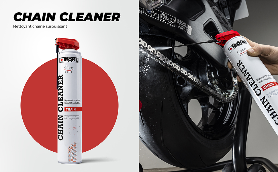 Chain Cleaner, dégraissant chaîne à base de solvant efficace contre les graisses les plus tenaces