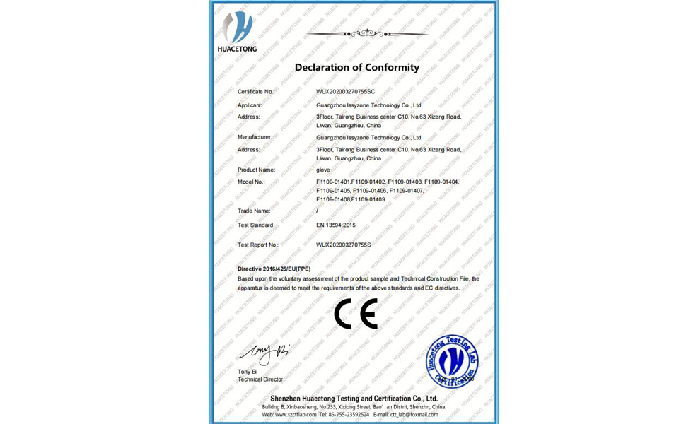 Certification CE