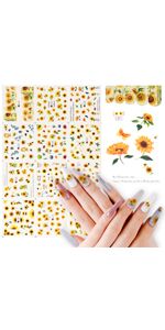 Water Transfer art Nail Stickers