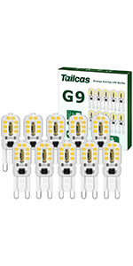 3w ampoules led g9 blanc froid