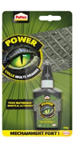 Pattex Crocodile Power fixation réparation puissant collage colle nouveauté Henkel Amazon DIY brico