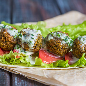 Falafels aux épinards