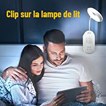 Lampe de lecture à pour lecture et veilleuse