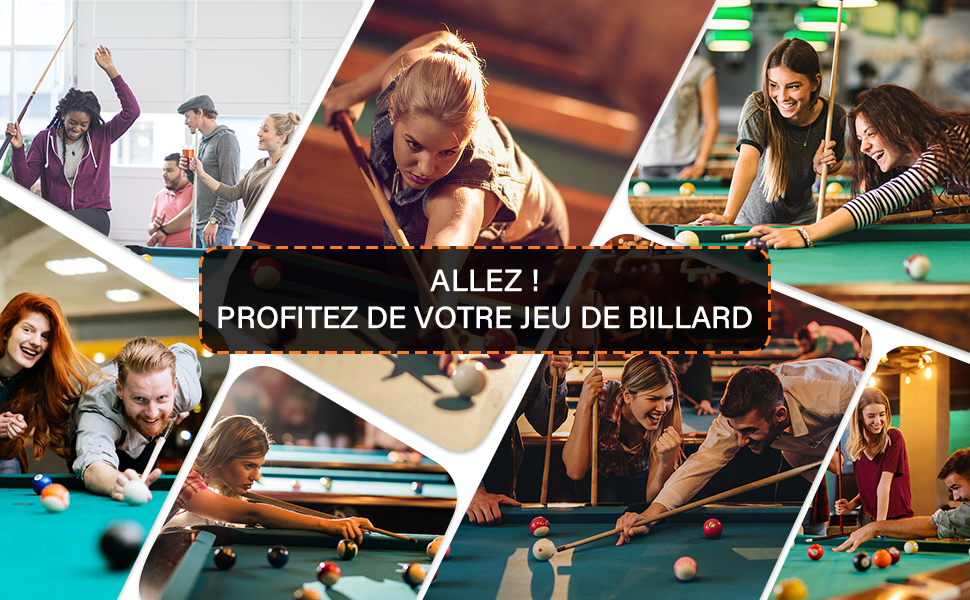 Allez, profitez de votre jeu de billard