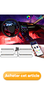 Govee Bande LED Voiture 4*22CM RGB