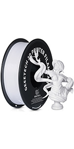 GEEETECH Filament PLA Blanc