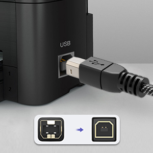 Câble d'imprimante USB / USB C