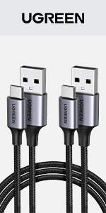 Lot de 2 Câble USB C Charge Rapide