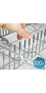 dishwasher rack caps