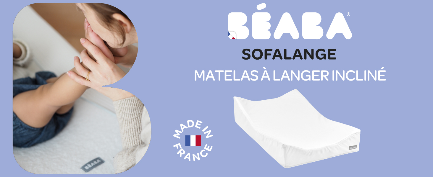 sofalange, matelas à langer, beaba