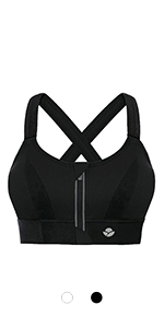  Soutien Gorge Sport Coussinet Maintien Extrême Fermeture Devant Yoga