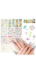 Water Transfer art Nail Stickers