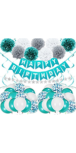 Tiffany Blue Birthday Decorations