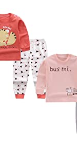 Thermounterwäsche-Sets Lange Unterwäsche Thermo-Pyjama für Baby Mädchen