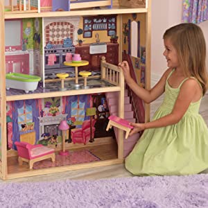 KidKraft Kayla Dollhouse, Kayla dolls house, wooden dollhouse, dollhouse accessories