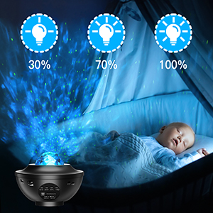 Projecteur Ciel Etoile Planetarium Projecteur LED Veilleuse Enfant Rotatif Starry Lampe Projecteur 