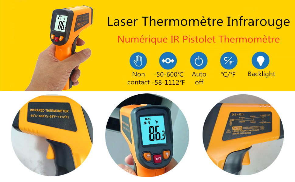 Laser Thermometre Infrarouge