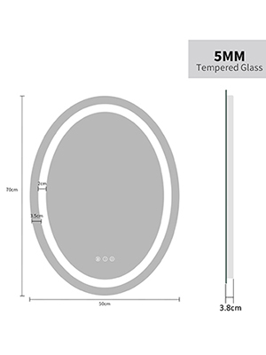 miroir led salle de bain