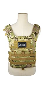 QMFIVE Gilet tactique pour airsoft, porte-plaques, gilet de combat JPC