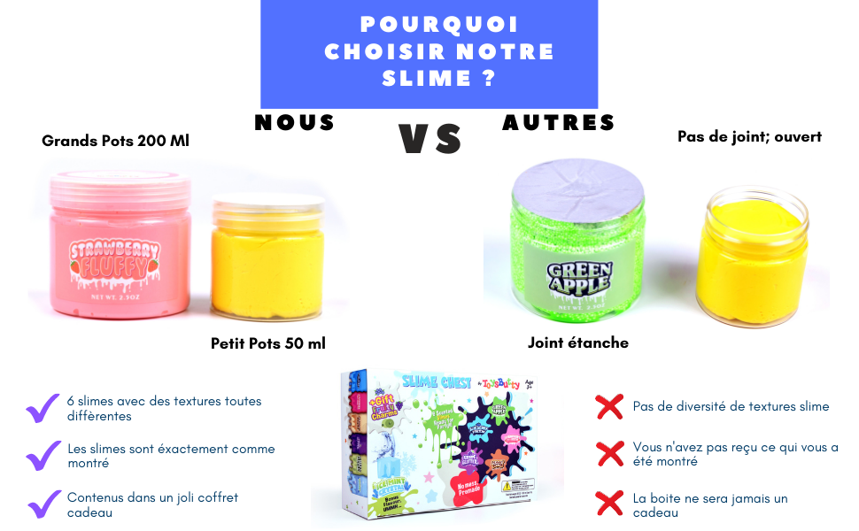 Boues bricolage mastic déjà fait slime projet d'artisanat mousse kit fluffy kit slime fluffy doux