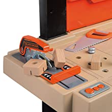 Black et Decker Etabli Bricolo Ultimate Jeu Jouet Enfant Etablis Bricolage Bricoler Bricoleur Outil