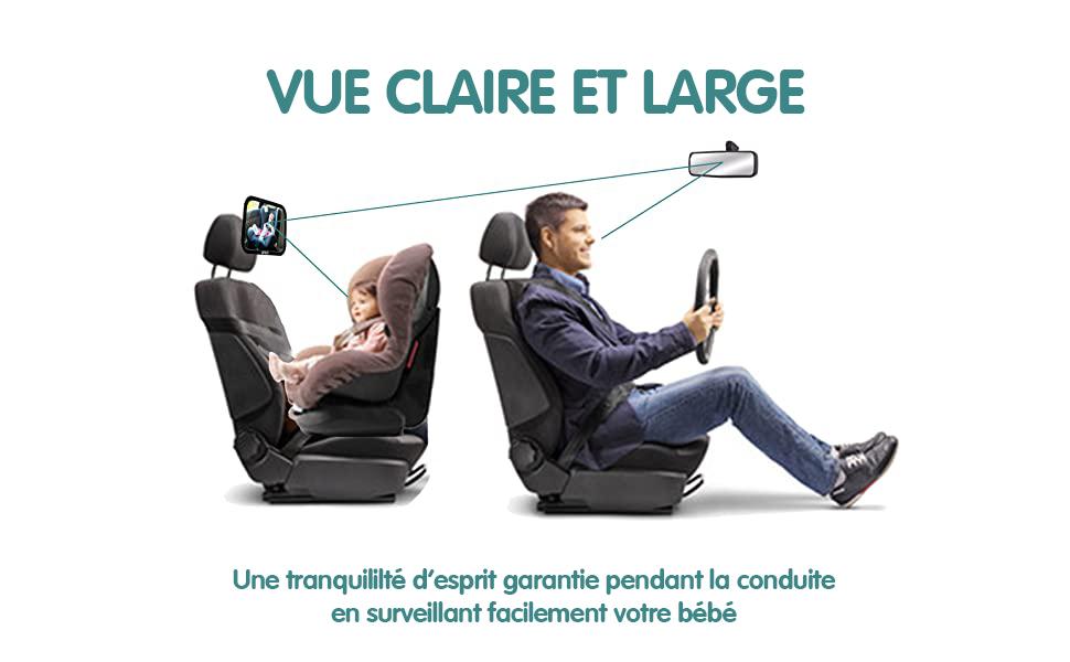 voiture bébé dos route bebe a bord voiture mirroire bebe voiture rétroviseur bébé voiture baby