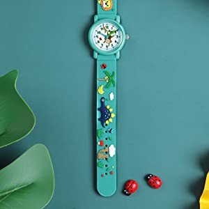 montre garcon vert montre ado garçon tendance montre enfant chiffres arabes easyread