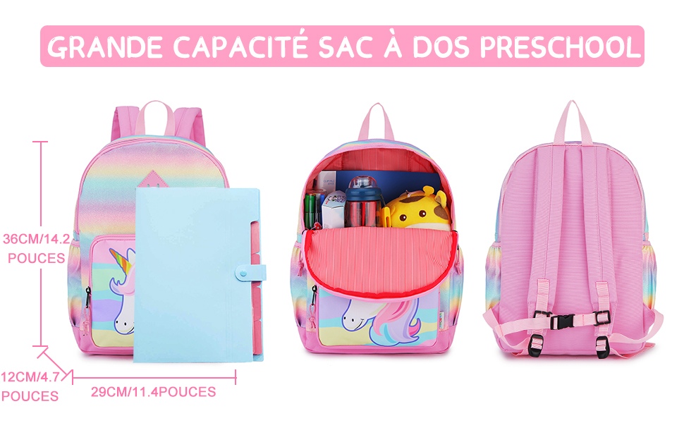 sac à dos pour enfants fille