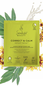 Seoulista Beauty Correct and calm facial face skin sheet mask