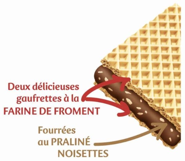 Cémoi - Etui Quadro Pocket Gaufrettes Fourrées, Chocolat Praliné, 9 Gaufrettes Emballées Individuellement - Fabriqué en France (187 g) – Image 9