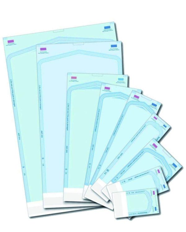 Lot de 200 sachets stérilisables auto-adhésifs pour autoclaves (57 x 130 mm) – Image 2