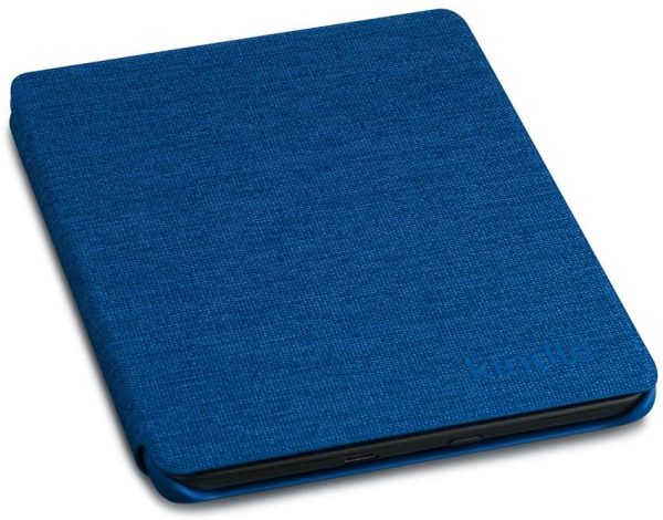 Étui en tissu pour Kindle, Bleu cobalt – Image 2