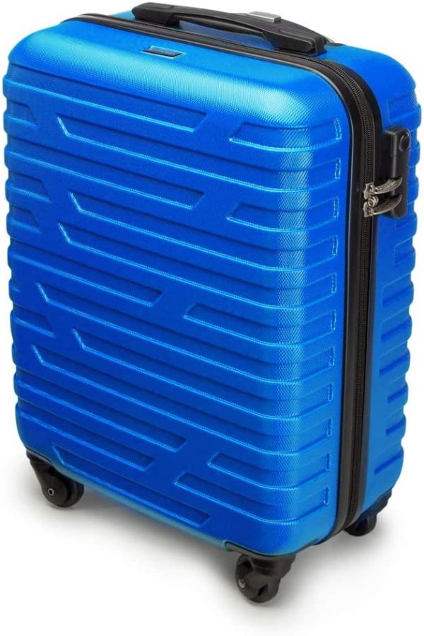 Chariot à Bagages à Main de WITTCHEN adapté aux compagnies aériennes ABS 54 x 39 x 23 cm 2.8 kg 38 L Bleu | Les Bagages à Main 56-3A-391-90