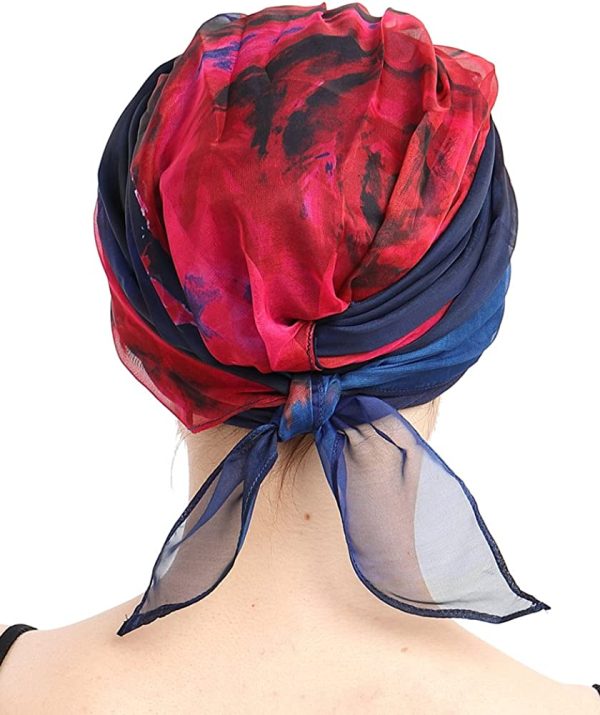 FocusCare la chimio turban pour les femmes cancer confortable tissu coiffure en bambou – Image 6