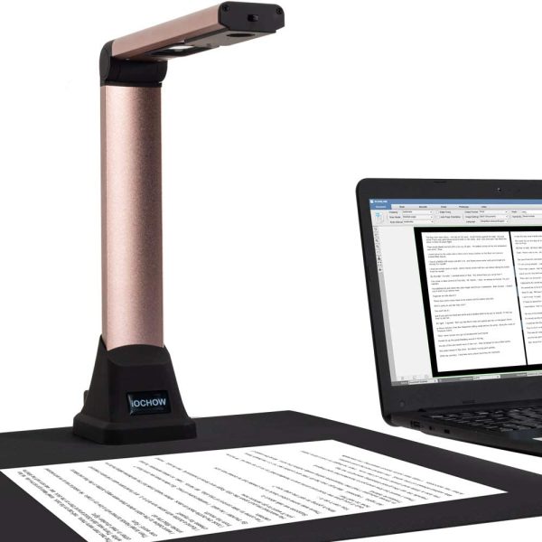 Camera-Document iOCHOW S500 Scanner de Documents : Pliable et Portable Scanner Jusqu'au Format A4 Visualiseur Professionnel avec la Technologie OCR Multilingue Non Compatible avec Mac OS – Image 5