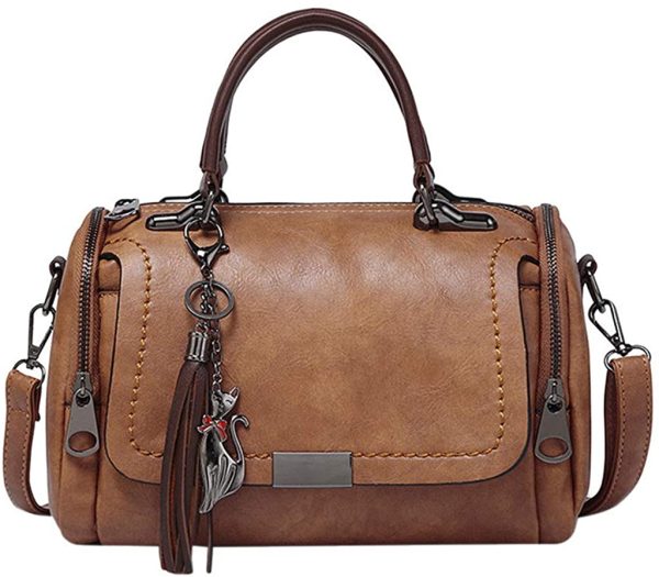 BUKESIYI Femme Sac bandouliere Sacs a main Petit Cuir Sacs Menotte Sacs épaule Sacoche Mode CCFR77152 – Image 5