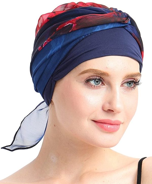 FocusCare la chimio turban pour les femmes cancer confortable tissu coiffure en bambou