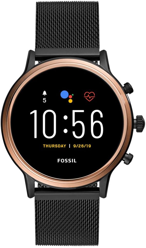 Fossil Femme Montre Connectée Gen 5 + Gen 5E avec haut-parleur, fréquence cardiaque, NFC et alertes pour smartphones