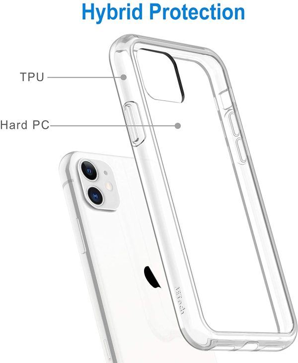 Coque Compatible avec iPhone 11 (2019) 6,1", Shock-Absorption et Anti-Rayures, Housse Transparente Antichoc (HD Clair) – Image 5