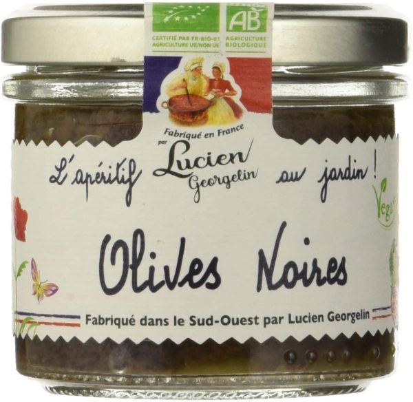 Lucien Georgelin Tartinable Olives Noires Bio 100g - Pack de 6 – Image 4