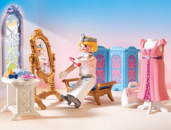 Playmobil Salle de Bain Royale avec Dressing, Coffre de Figurine 70454 Multicolore de 4 Ans