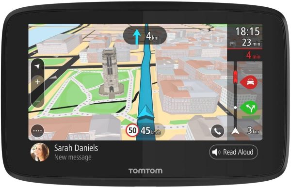 GPS Voiture GO 620 - 6 Pouces, Cartographie Monde, Trafic, Zones de Danger via Smartphone, Appel Mains-Libres