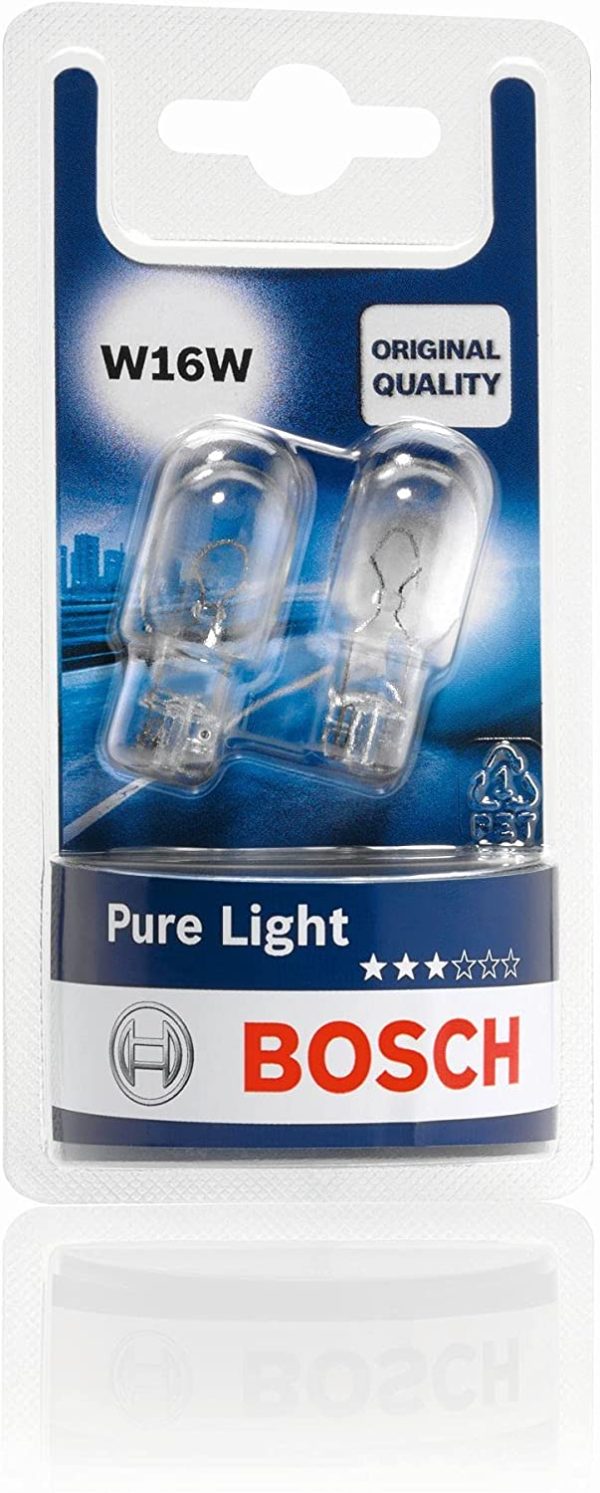 W16W Pure Light lampes auto - 12 V 16 W W2,1x9,5d - 2 ampoules – Image 3