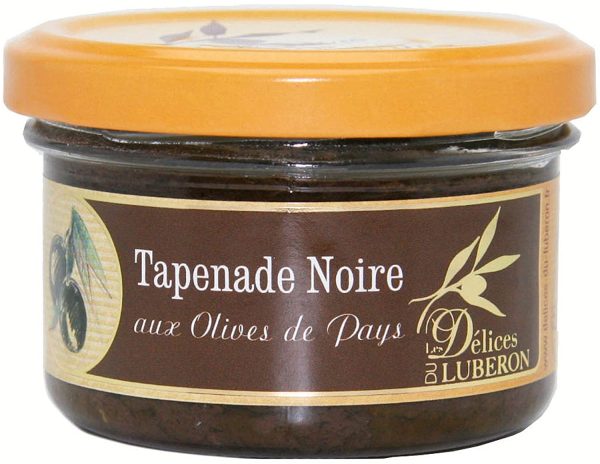 LES DÉLICES DU LUBERON Tapenade Noire Bocal 90 g