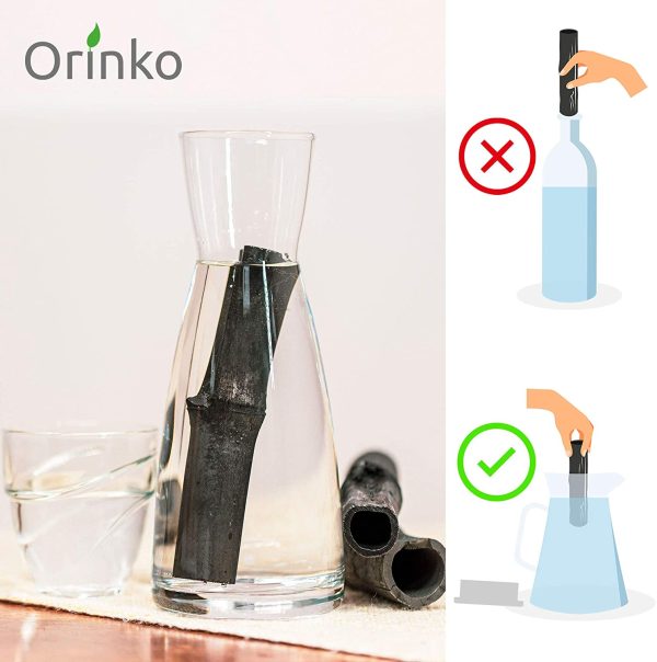 orinko Binchotan Bio 3X | Charbon Actif Binchotan de Bambou pour Purification d'eau en Carafe [????????? ?? ?????????] – Image 7