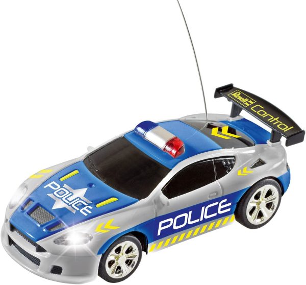 Revell Control - Mini RC Voiture de Police radiocommandé, 23559, Blanc – Image 5