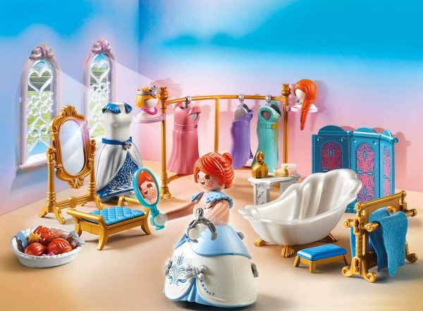 Playmobil Salle de Bain Royale avec Dressing, Coffre de Figurine 70454 Multicolore de 4 Ans – Image 3